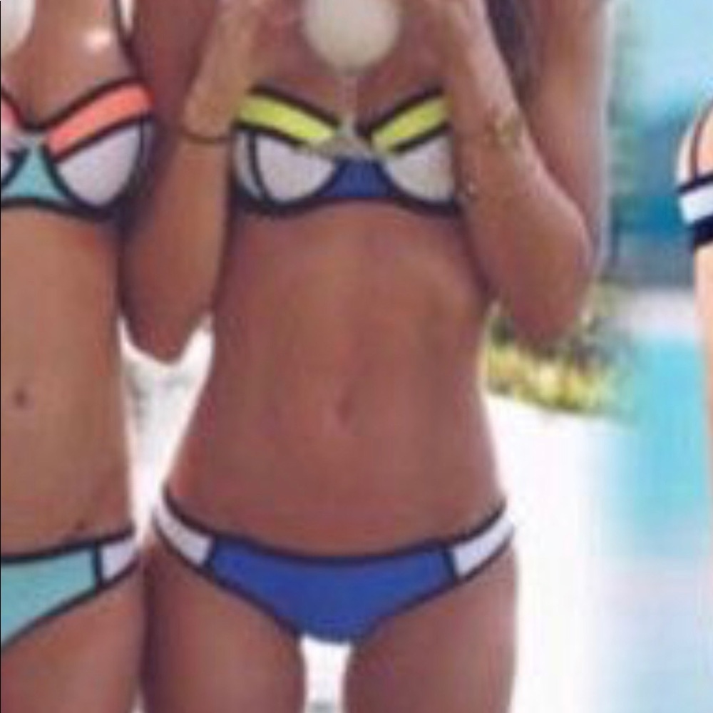 Triangl blue crush neoprene bikini